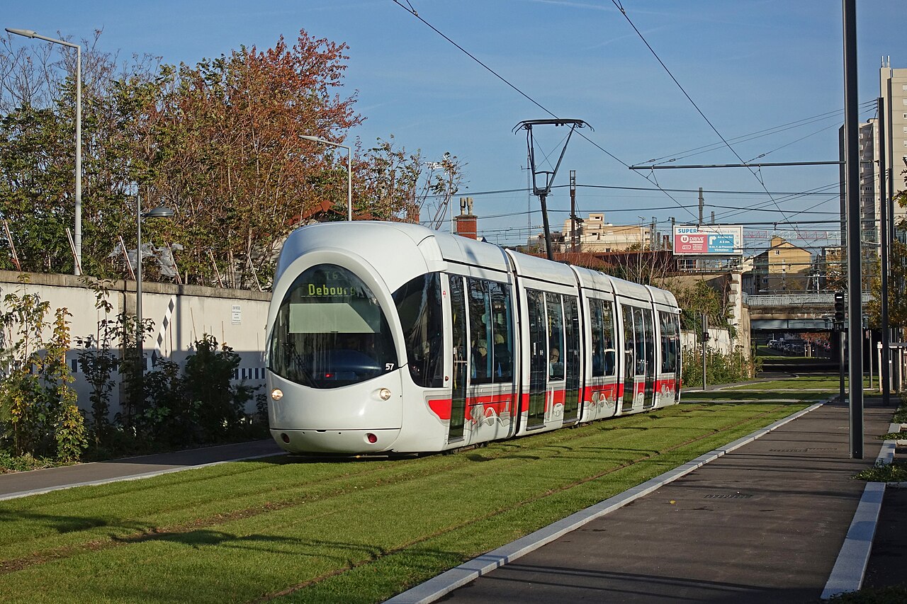 Tramway T6 entre Challemel-Lacour – Artillerie et Moulin à Vent, photographie du 22 novembre 2019